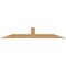 Ekena Millwork Portland Smooth Timber Gable Bracket, Western Red Cedar, 84"W x 14"H x 1 1/2"D x 5 1/2"F, 4/12 Pitch GBW084X14X0206POR00SWR - alternate 1
